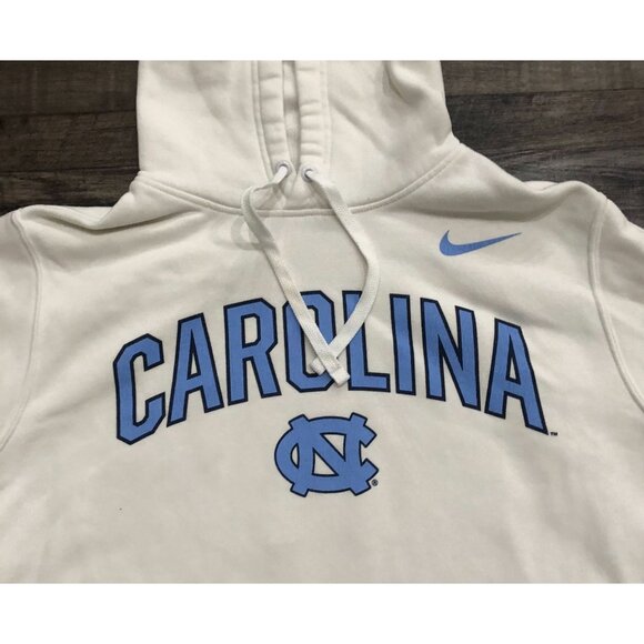 Nike North Carolina Tar Heels Mens Large White Hoodie Pullover Sweatshirt - Picture 2 of 7